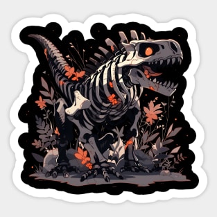 Boneless skeleton dinosaur Sticker